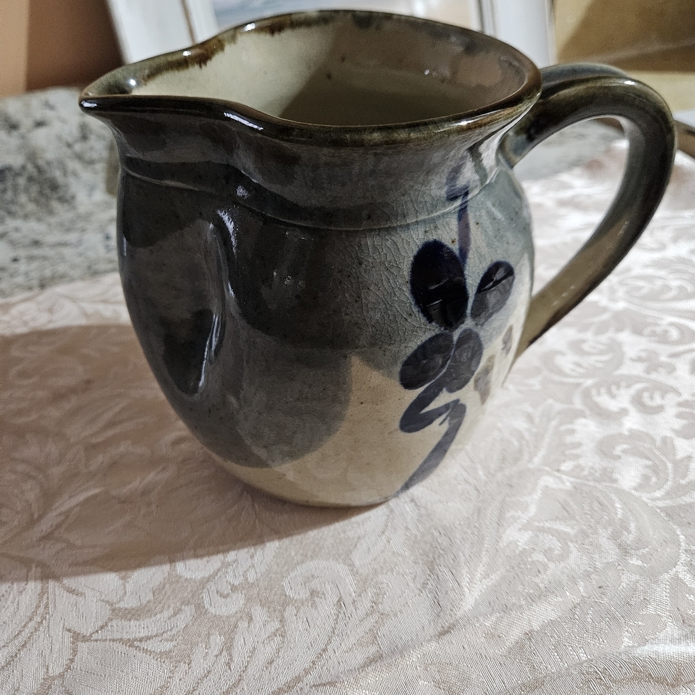 Hand Painted,  Signed Pitcher Pottery